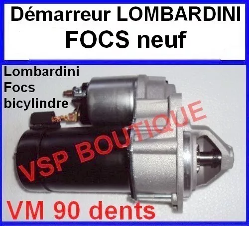 DEMARREUR LIGIER LOMBARDINI FOCS V.M. 90 dents