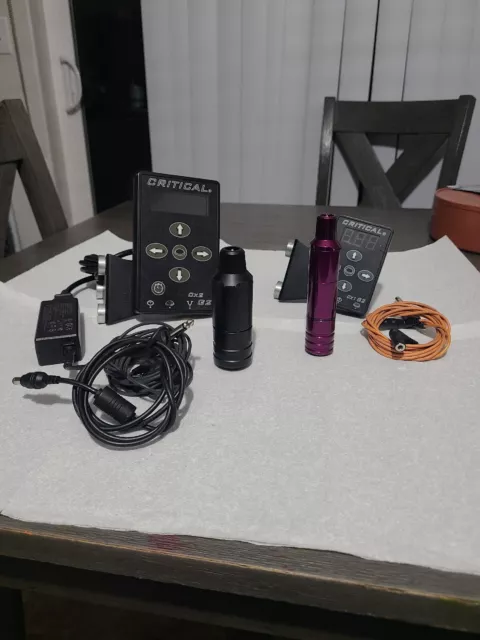 tattoo pen machine complete kit Cheyenne Pen Hawk Purple With Power Supply tattoo pen machine complete kit Cheyenne Pen Hawk Purple With Power Supply