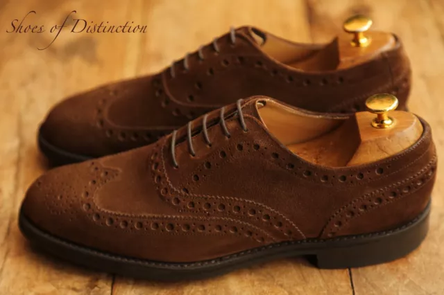 BARKER BROWN SUEDE Oxford Brogue Shoes Men's UK 9 F US 10 EU 43 $118.12 ...