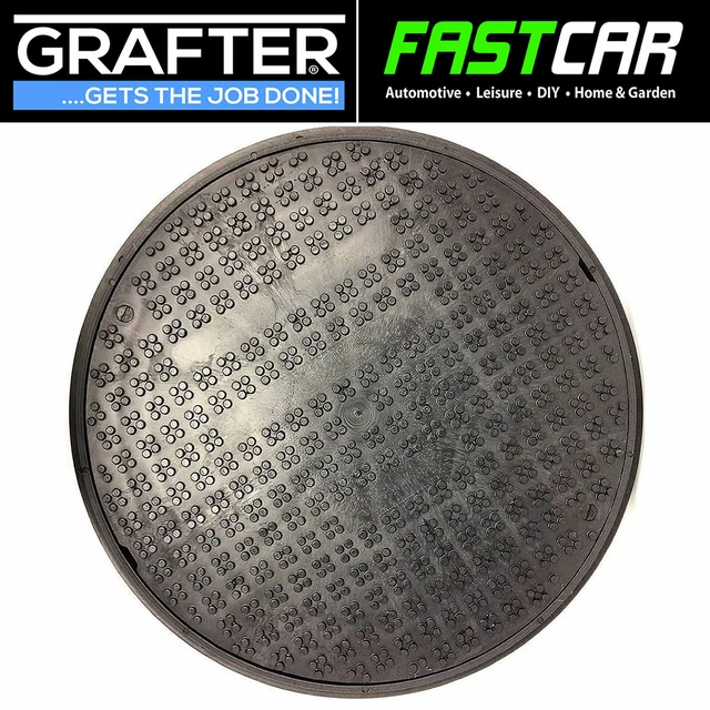 INSPECTION MANHOLE COVER Chamber Plastic Cover & Frame Round Poly Drain