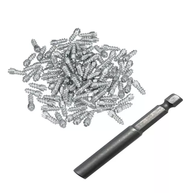 200 STÜCKE 9 Mm Reifenspikes Hartmetallschraube Spikes -Rutsch -Eis für Aut5904