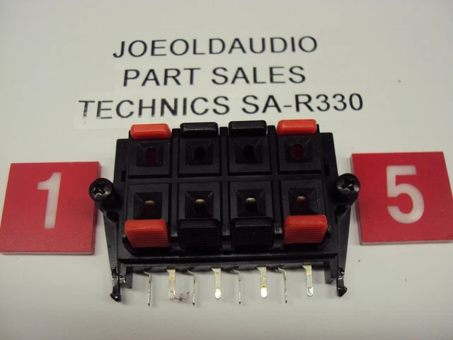 Technics SA-R330 Receiver Speaker Terminal. Tested Parting Out Entire SA-R330