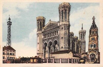 LYON - La basilique de Fourvière  - la Tour métallique - l'ancienne Chapelle