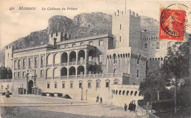 Cpa Suisse Monaco Le Chateau Du Prince