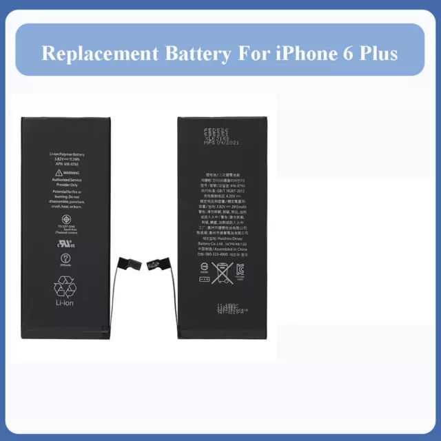 For iPhone 6 6S 7 8 Plus XS Max XR 11 12 Pro Max OEM Li-ion Battery Replacement 2