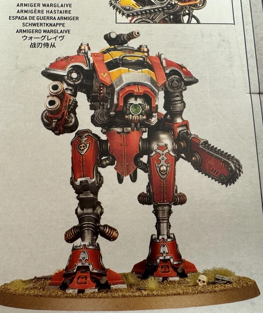 IMPÉRIAL CHEVALIERS ARMIGER Warglaives Warhammer 40,000 40K Thermal - Foto 7