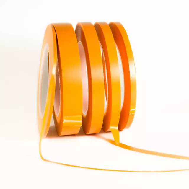 Zierlinienband Fineline Konturenband Klebeband 1,6 mm x 55 m für Autolack orange 2