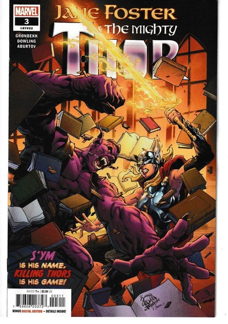Jane Foster Mighty Thor #3 (Of 5) (Marvel 2022) "New Unread"