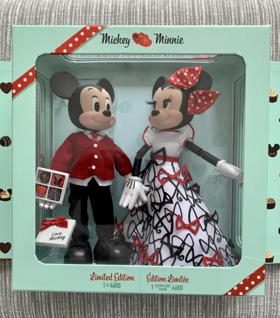 Disney Store Mickey and Minnie Limited Edition Puppenset