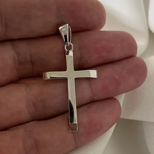 925 Sterling Silver Cross Pendant Handmade Jewelry For Men And Women 3