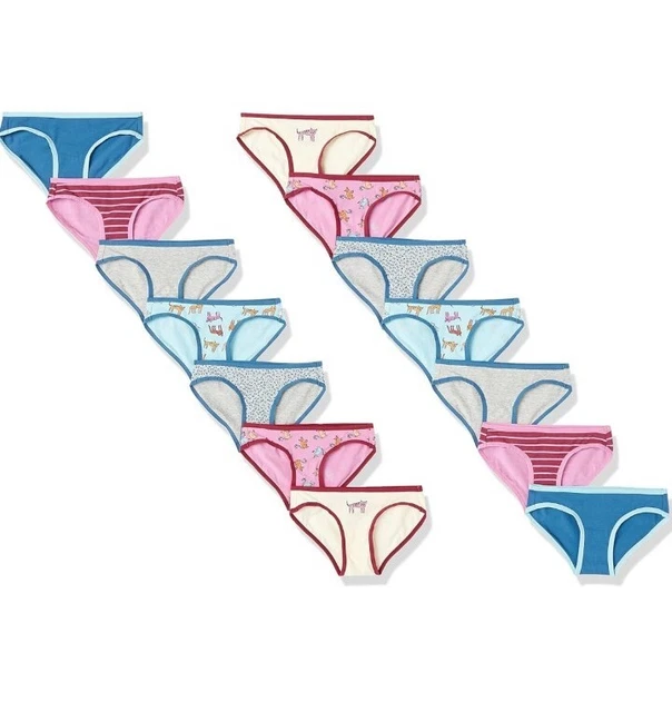 Girls' Bikini Underwear, Multipacks