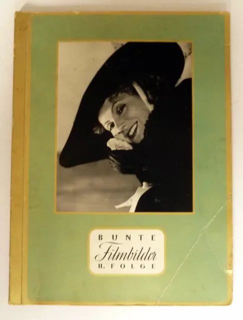 SAMMELBILDERALBUM * GREILING-ZIG. - BUNTE Filmbilder II. FOLGE - komplett 1930er