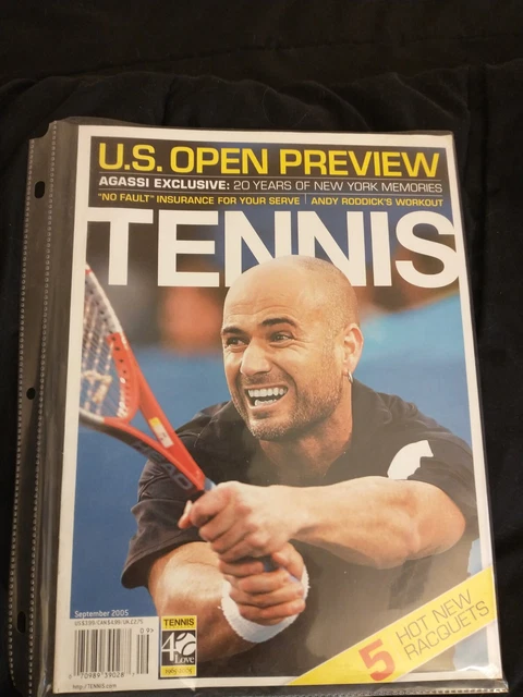Tennis Magazine numéro juin 1990 couverture Andre Agassi