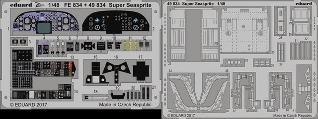 49834 Sh-2G Super Seasprite For 1/48 Kitty Hawk Model Kits