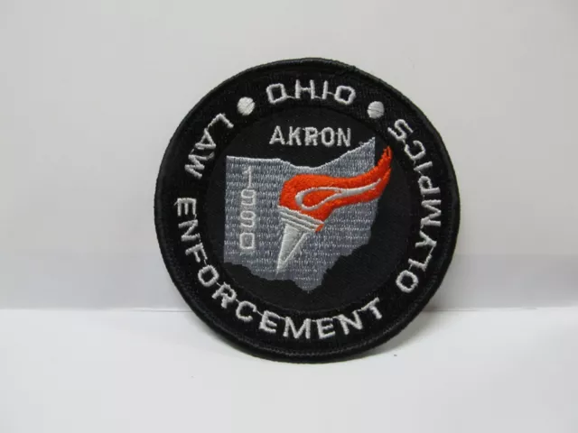 Oh Ohio Law Enforcement Olympics 1990 New Patch Sheriff Police