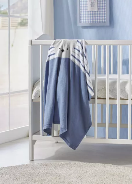 9241 Mayoral Wickeltuch Decke Baby Jungen blau gestreift NEU TOP