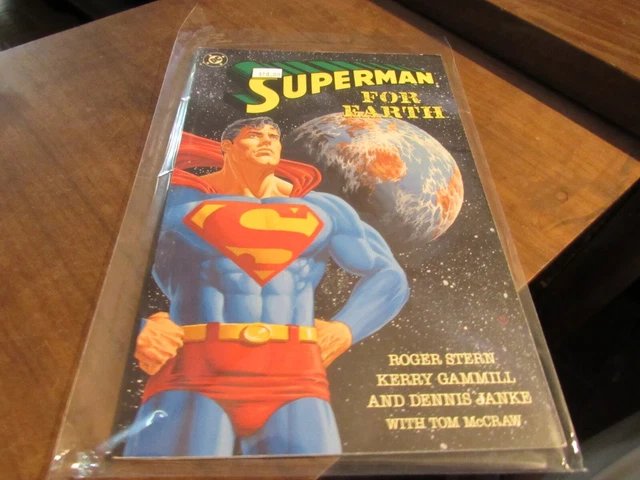 Superman For Earth & Earth Stealers DC Graphic Novel TPB Prestige Comic Book 2