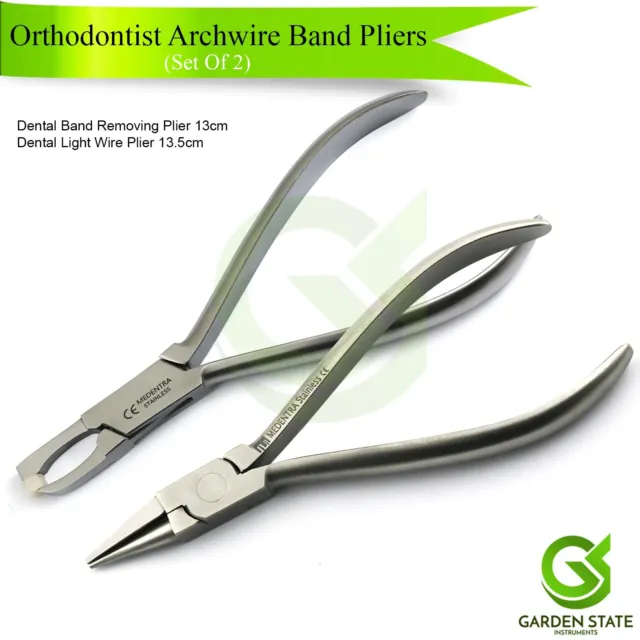 Dental Braces Light Wire Plier Arch Bending Band Removal Pliers Orthodontist Set