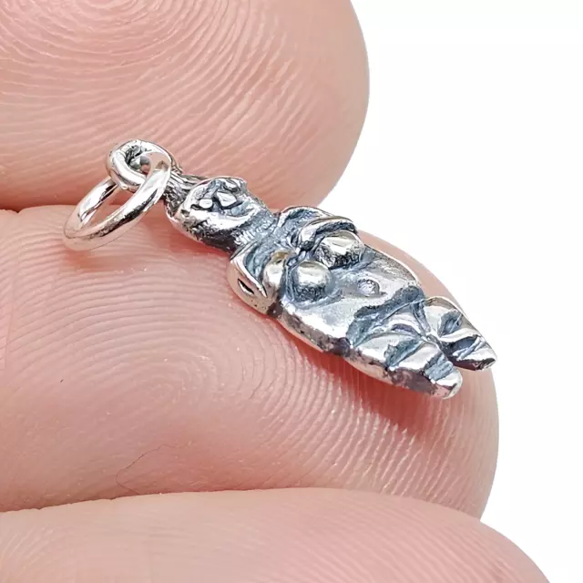 Venus Charm 925 Sterling Silber Winzige Venus von Willendorf Fruchtbarkeit... 3