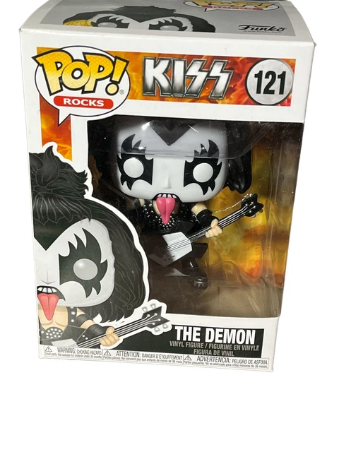 Pop Rocks Character FUNKO POP! ROCKS Kiss The Demon Gene Simmons #121 Vinyl Figure EUR 15 ...