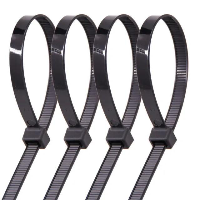 Black Cable Ties Zip Ties Long Short Small Thick Thin Long Heavy Duty