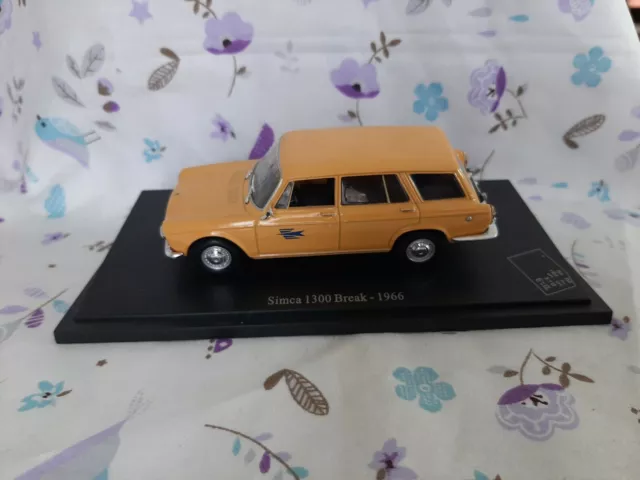 Simca 1300 Break - 1966 - 1/43 ème Voiture de collection La Poste