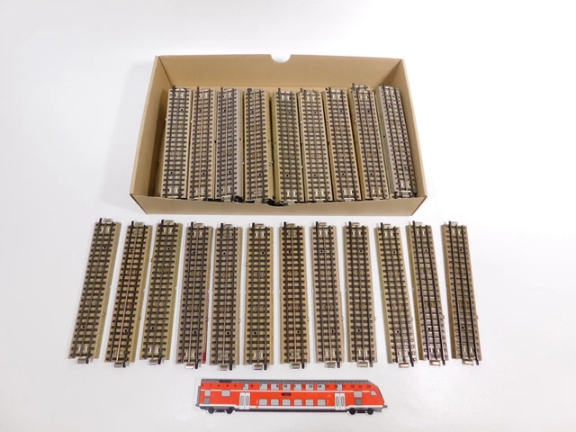 75X MÄRKLIN H0 00 AC 3600 D Rail M-Gleis Droit Hohlprofil #DI476-3 EUR ...
