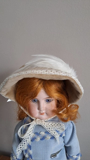 BONNET ANCIEN POUR POUPEE JUMEAU,POUPEE ANCIENNE DENTELLE RUCHERS