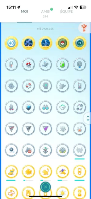 Account/compte Pokémon Go Level 50 3