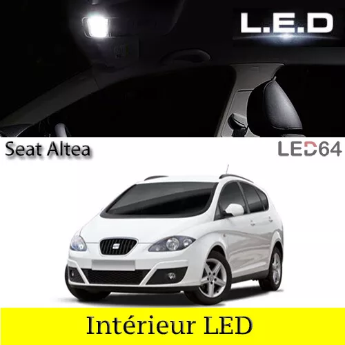 Kit ampoules à LED pour l'éclairage intérieur habitacle blanc Seat Altea