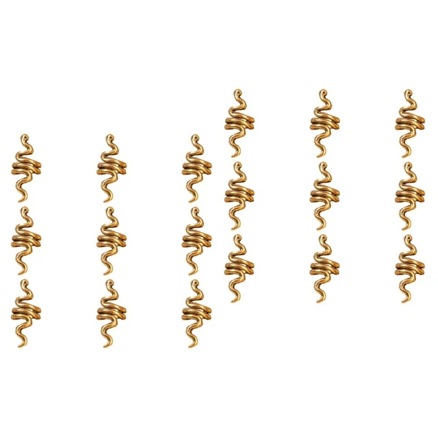 18 piezas Joyería para el cabello rastas accesorios para el cabello trenza accesorios trenza para el cabello accesorios