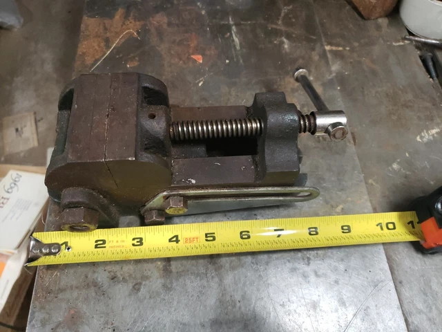 Machinist Tilt Vise, Drill Press Vise, 2 1/2"  Tilts 75° Degree