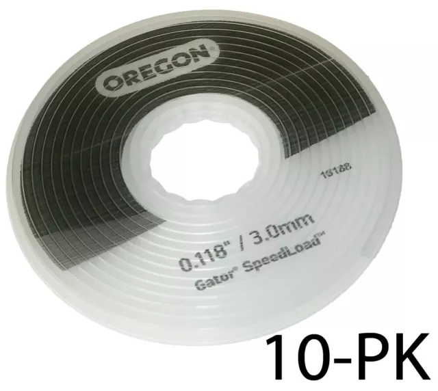 Oregon 10 Pack of Genuine OEM Replacement Trimmer Lines, 24-518-10