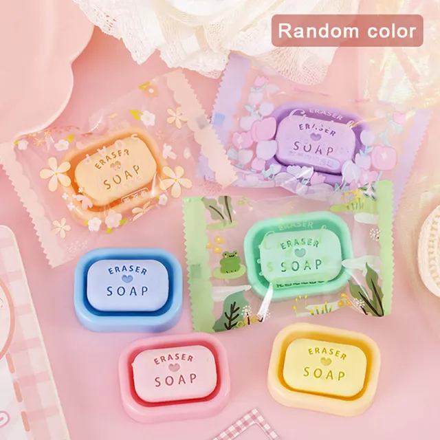 Cute Soap Erasers Student Stationery Candy Color Cute Mini Pencil Eraser Gift#EL