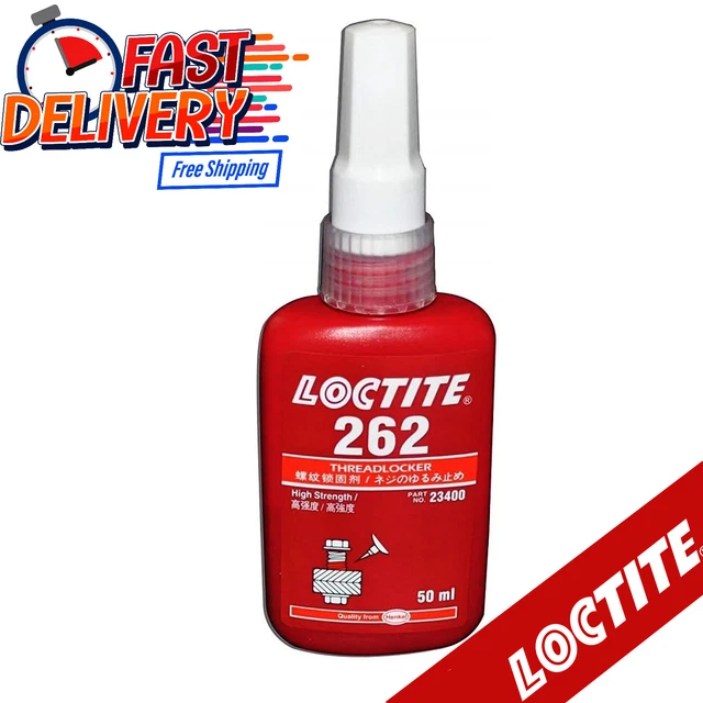 GENUINE HENKEL LOCTITE 262 High/Med Strength Torque Tension