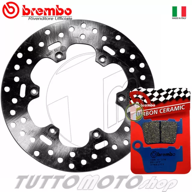 Disco freno + Pastiglie KTM EXC-F 450 2017-2023 / KIT Brembo POSTERIORE EXCF