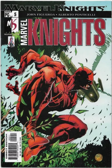 Marvel Knights (Vol 2) #5 - VF/NM - Daredevil Punisher Black Widow