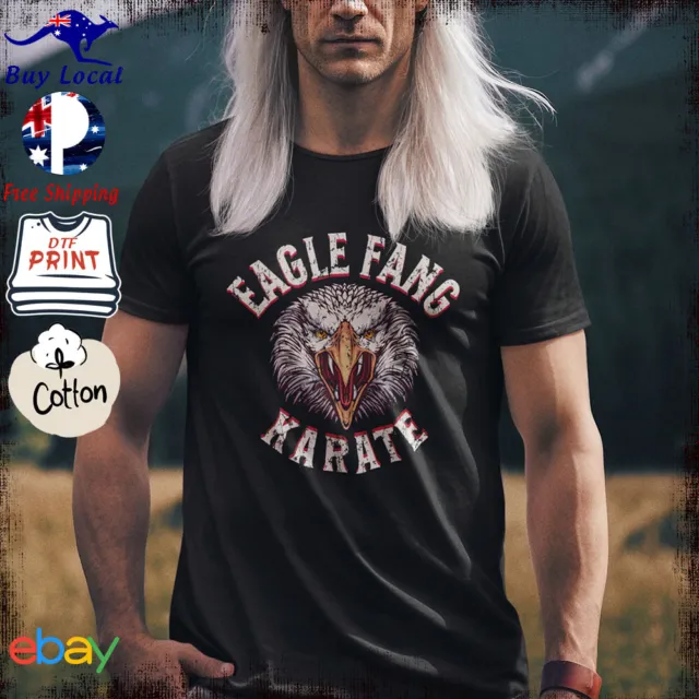 Eagle Fang Karate Kid T Shirt XS to US 7XL Retro TV Cobra Kai Pop Culture Tee