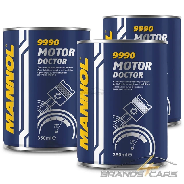 3x 350ml MANNOL MOTORE DOCTOR ANTI ATTRITO ADDITIVO OLIO MOTORE