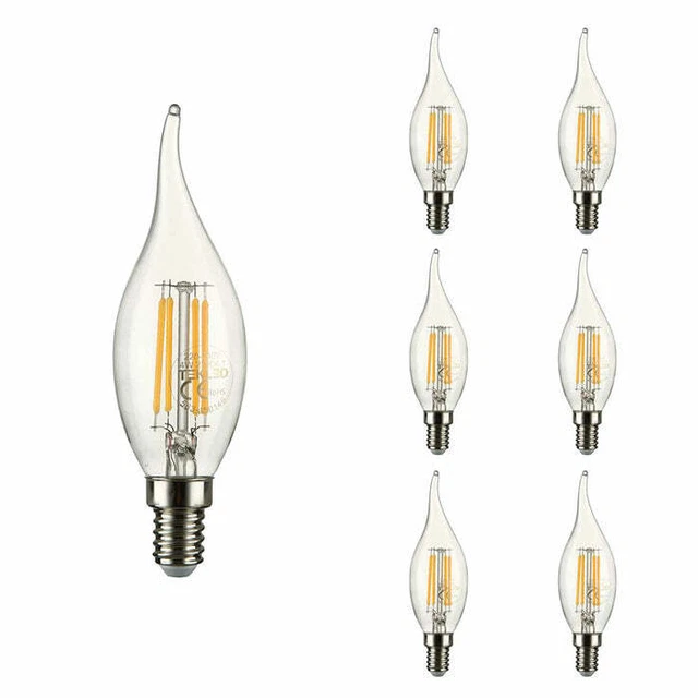 Vintage Filament Decorative LED Light Bulb E14 B22 Warm Cool Daylight TEKLED