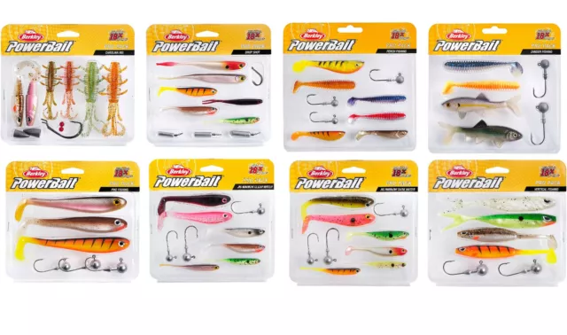 Berkley Pro Pack  Drop Shot  Zander  Perch  Pike  Minnow  Carolina Vertikal Set