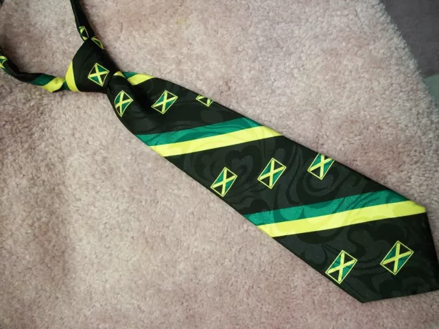 2 Jamaican Patriotic Flag Ties for one bid 2