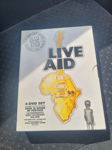 LIVE AID 4-DVD Box Set July 13th 1985 Sealed $86.01