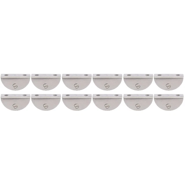 12 Pcs Glasclip Aus Edelstahl Halterungen Für Regale Badezimmer-Clip