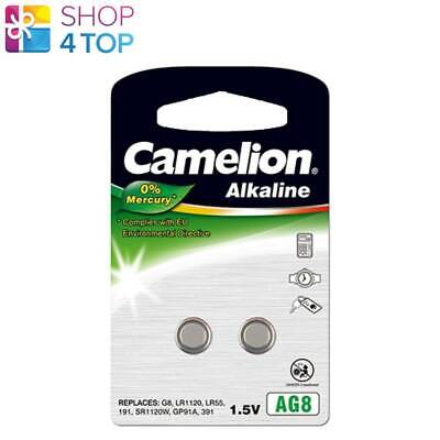 Camelion 10 Camelion AG8 LR1120 Piles Alcalines LR55 191 391 G8 SR1120W 10BL 2023 Neuf 