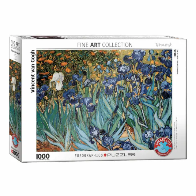 Eurographics Puzzle Iris de Vincent van Gogh, 1000 pièces, 68 x 48 cm