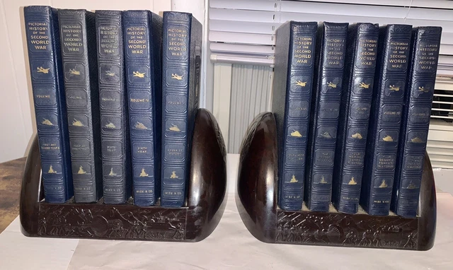 PICTORIAL HISTORY OF The Second World War Complete 10 Volume Set With 2 ...