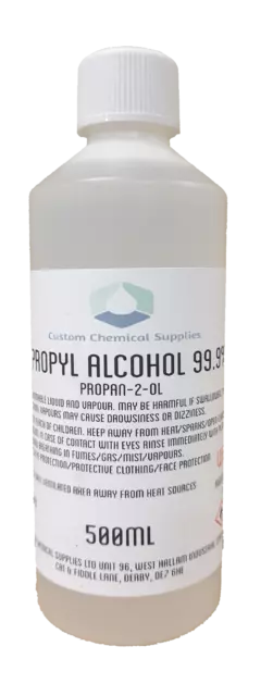 Isopropyl Alcohol IPA 99.9% Cleaning Industrial Pure Isopropanol grade 500ml