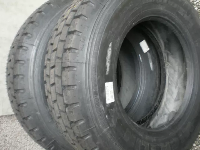 2 x Reifen 235/75R17.5 Michelin XDE Remix M+S Profil Neu LKW 235 75 r 17.5