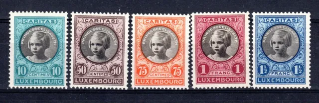 Luxembourg 1927 Caritas ** / Mi 192-196 [S344]